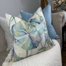 Decorative Cushion Cover, Pillow Cover -Voyage Maison Fabric, Made in UK Double Sided, Countryside Home Floral - thumbnail 1