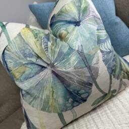 Decorative Cushion Cover, Pillow Cover -Voyage Maison Fabric, Made in UK Double Sided, Countryside Home Floral - thumbnail 2