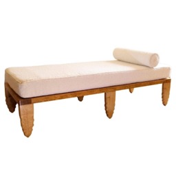 Solid Oak Boucl?? Day Bed - Luxury Handcrafted UK Furniture Home Decor