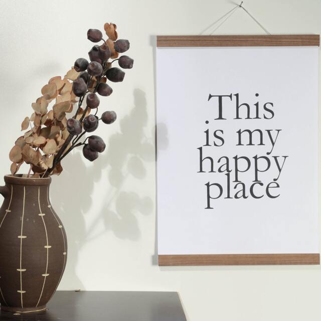 Poster Strip Din A3 - 29.7 cm Walnut - Din A0, A1, A2, A3, A4, A5, A6 Magnetic Gift With Magnets Wooden Frame Picture - image 1