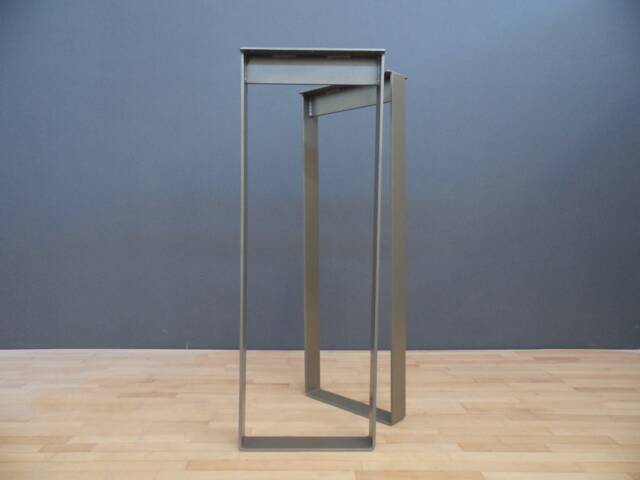 "Bar High Custom Metal Table Legs, 40""x14"" Height Steel Legs, Height 36"" To 40" - image 1