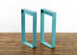 "Bar High Flat Steel Table Legs, H 40"" X W 14"", Legs For Pub Tables , Height 36" - thumbnail 1