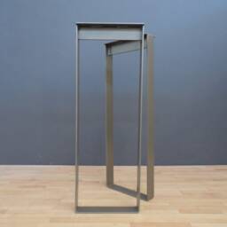 "Bar High Flat Steel Table Legs, H 40"" X W 14"", Legs For Pub Tables , Height 36" - thumbnail 2