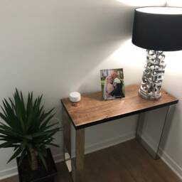 "Bar High Custom Metal Table Legs, 40""x14"" Height Steel Legs, Height 36"" To 40" - thumbnail 3