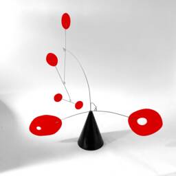 Cool Modernism Strobile Tabletop Art Mobile - Mid Century Modern Kinetic Stabile Amazing Gift Idea Home Decoration Sculpture