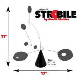 Cool Modernism Strobile Tabletop Art Mobile - Mid Century Modern Kinetic Stabile Amazing Gift Idea Home Decoration Sculpture - thumbnail 2