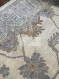 Persian Oushak Aesthetic Neutrals Rugs 4x6, 5x8, 6x9, 8x10, 9x12, 10x14 Ft Handmade For Living Room - Antique Contemporary Rug - thumbnail 1