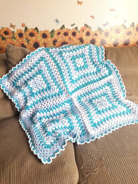 Baby Boy Blankets, Girl Crochet Blanket, Kids Baby Shower Gift - image 1