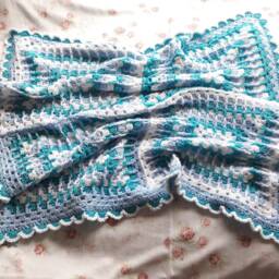 Baby Boy Blankets, Girl Crochet Blanket, Kids Baby Shower Gift - thumbnail 2