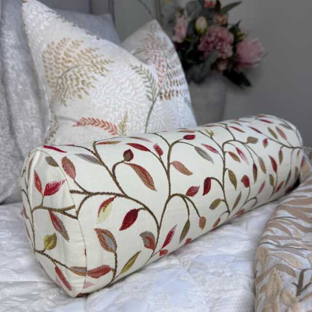 "Decorative Cushion Bolster 16"" X 6" - image 1