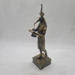 Thoth Statuette. 3D Printed Moon God Figurine, Egyptian Gods, Resin Statue, Ancient Deity Gift Idea, Animal Ornament, Ankh Symbol - thumbnail 2