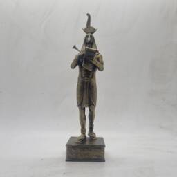 Thoth Statuette. 3D Printed Moon God Figurine, Egyptian Gods, Resin Statue, Ancient Deity Gift Idea, Animal Ornament, Ankh Symbol - thumbnail 3