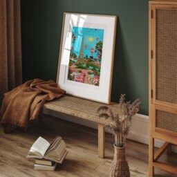 Summer in Paris Print - France Poster A5/A4 A3 A2 A1 - thumbnail 2
