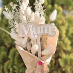 Personalised Wooden Plant Pick - Custom Name Flower Gift Tag