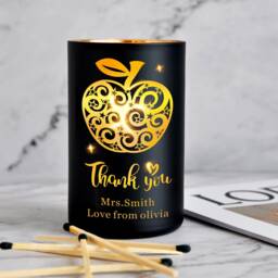 Personalised Candle Orange Blossom Jasmine Amber Teacher Gifts Thank You Gift From Students Up To 40 Hours Burn Time Memorial