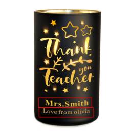 Personalised Candle Orange Blossom Jasmine Amber Teacher Gifts Thank You Gift From Students Up To 40 Hours Burn Time Memorial - thumbnail 4