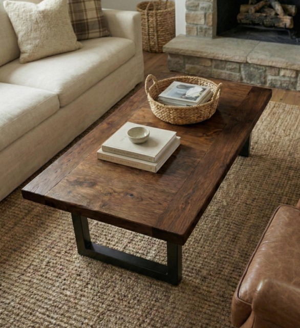 The Cotswold Coffee Table - Rustic English Country Style Handmade in The UK - image 1