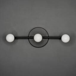 In Stock - Ships On The Same Day Brontes 3 Light Mid Century Modern Bathroom Hallway Vanity Sconce - thumbnail 2