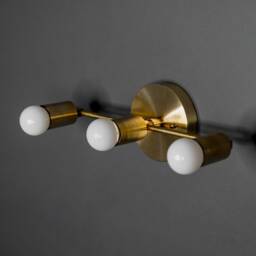 In Stock - Ships On The Same Day Brontes 3 Light Mid Century Modern Bathroom Hallway Vanity Sconce - thumbnail 3