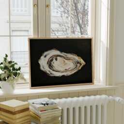 Oyster Art Print - Fine Food For Kitchen Or Dining Room Still Life Painting - thumbnail 2