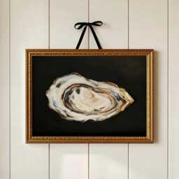 Oyster Art Print - Fine Food For Kitchen Or Dining Room Still Life Painting - thumbnail 1