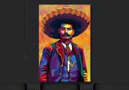 Wall Art - in Memory Of Emiliano Zapata Personalized Gift Art Print Pop Home Wall Decor Canvas For Her Him - thumbnail 1