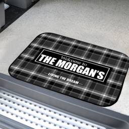 Personalised Tartan Campervan/Caravan Small Printed Scottish Motorhome Door Mat 44cm X 32cm Sc107 - thumbnail 4