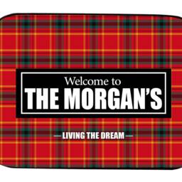 Personalised Tartan Campervan/Caravan Small Printed Scottish Motorhome Door Mat 44cm X 32cm Sc107 - thumbnail 2