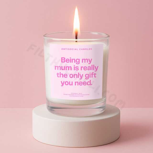 Being My Mum Is Really The Only Gift You Need, Christmas Gifts, Scented Candle, ??? - image 1