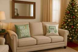 New Designs Christmas Cushion - Festive Decorative Scatter For Holiday Cheer - 43x43cm