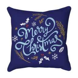 New Designs Christmas Cushion - Festive Decorative Scatter For Holiday Cheer - 43x43cm - thumbnail 3