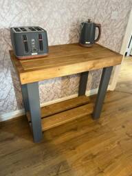 Kitchen Breakfast Bar Butchers Block Island