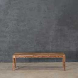 Reclaimed Teak Wood Bench, Rustic Entryway Hallway Bench For Living Room Decor - thumbnail 3