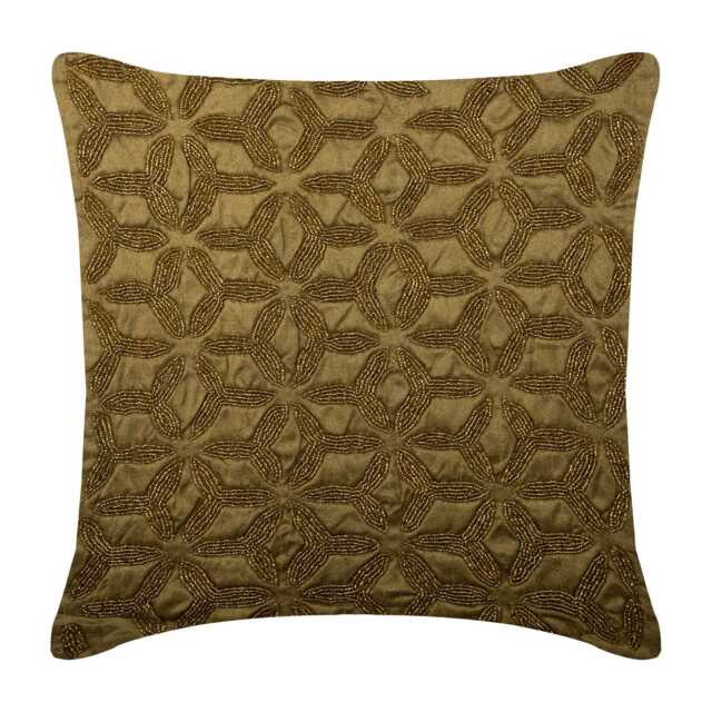 "Art Silk Gold Toss Pillows 16""x16" - image 1