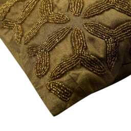 "Art Silk Gold Toss Pillows 16""x16" - thumbnail 2