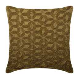 "Art Silk Gold Toss Pillows 16""x16"