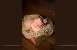Tan Loops Newborn Baby Blanket Chunky Photo Prop