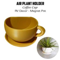 Magnetic Pot Coffee Cup Planter, Fridge Magnet Rv D??cor & Accessories For Inside, Office D??cor, Lover Gift - thumbnail 2