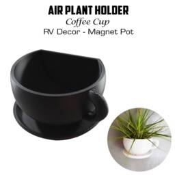Magnetic Pot Coffee Cup Planter, Fridge Magnet Rv D??cor & Accessories For Inside, Office D??cor, Lover Gift - thumbnail 3