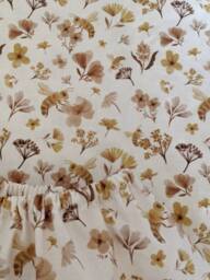 Bumblebee Floral Crib Sheet Blush Rose Baby Bedding - thumbnail 1
