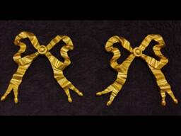 2 Gilt Gold Or White French Style Decorative Wall Furniture Moulding Pediment Plastic Decoration - thumbnail 1