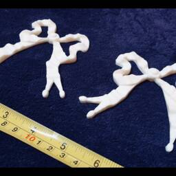 2 Gilt Gold Or White French Style Decorative Wall Furniture Moulding Pediment Plastic Decoration - thumbnail 3