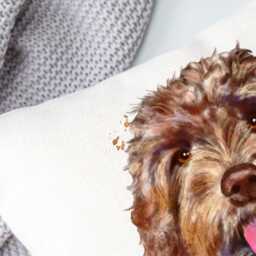 Cockapoo Cushion, Themed Gift, Cockapoo, Owner Homeware, Dog Cushion, Cushion - thumbnail 2