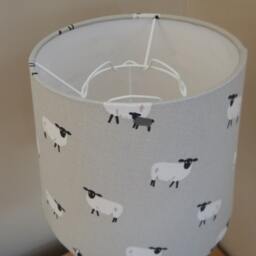 Lampshade, Grey Counting Sheep - thumbnail 3