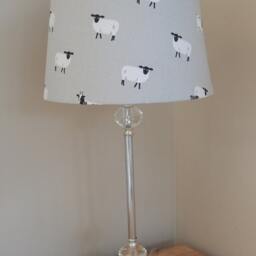 Lampshade, Grey Counting Sheep - thumbnail 2