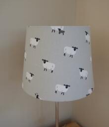 Lampshade, Grey Counting Sheep