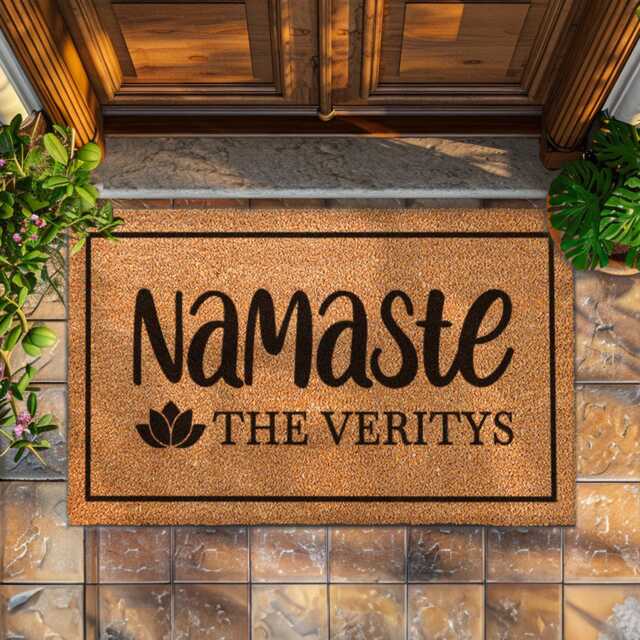 Custom Namaste Decor - Boho Home Yoga Inspired Gift Spiritual Meditation Room Zen Unique - image 1