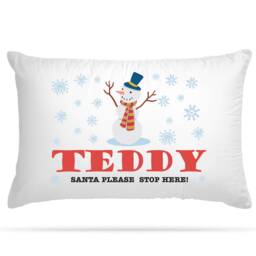 Personalised Christmas Santa Themed Pillow Case 9 Different Design Option For A Fun Xmas Decorations Any Name Unique Keepsake Gift For Kids