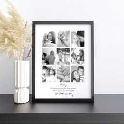 Personalised Mummy Picture Print, Collage Print Photo Frame, Mum Gift For Wife Mother Birthday Frame - thumbnail 2