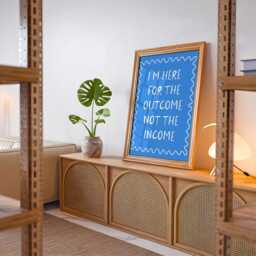 Here For The Outcome Not Income Print - Vet Clinic Decor, Nurse Wall Art, Carer Art, Hca Healthcare Print, Vet Nurse Art - thumbnail 3